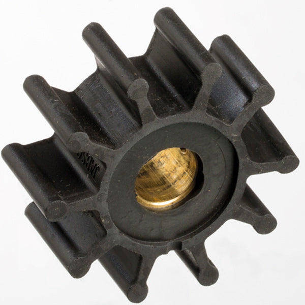 Jabsco, Impellersats, Ø 51,0 mm, axel Ø 13,0 mm, 10 skovlar, Nitril/mässing