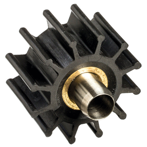Jabsco, Impellersats 5929-0001-P, 6 axlar, 13,0 mm, 32 mm hög, 12 skovlar, Neopren/Messing, Ø 57,0 mm