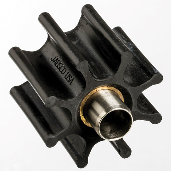 Jabsco, Impellersats 6056-0003-P, 6 axlar, Ø 16 mm, Höjd 51 mm, 8 skovlar, Nitril/Mässing, Ø 65 mm
