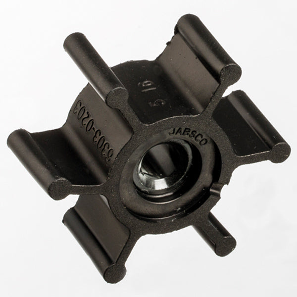 Jabsco, Impellersats till Water Puppy, Originalnr 6303-0003-P, 6 skovlar, Nitril/plast