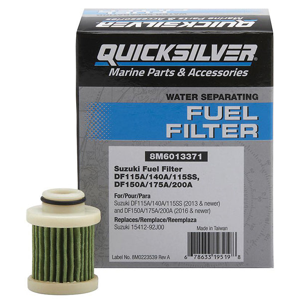 Quicksilver, Brændstoffilter, 8M6013371, Til Suzuki DF115-140A/115