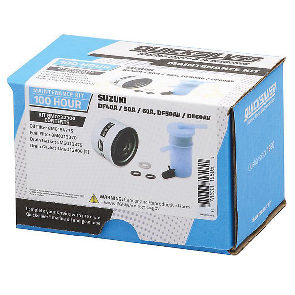 Quicksilver, 100T Service Kit, 8M0222306, Til Suzuki DF40A/50A/60A