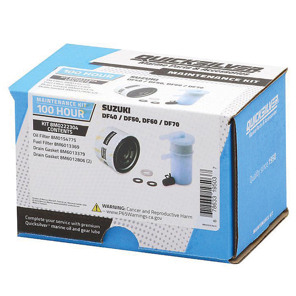 Quicksilver, 100T servicekit, 8M0222304, til Suzuki DF40/DF50, 2006-2010