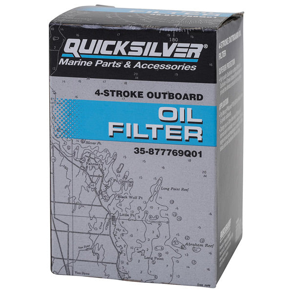 Quicksilver, Oliefilter, 877769Q01, Til Mercury Verado 6-cylind
