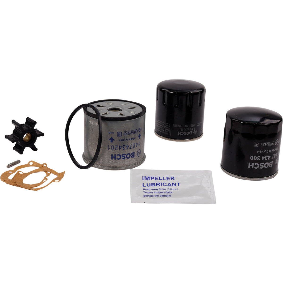 SeaTec Volvo servicekit med komponenter til motorservice
