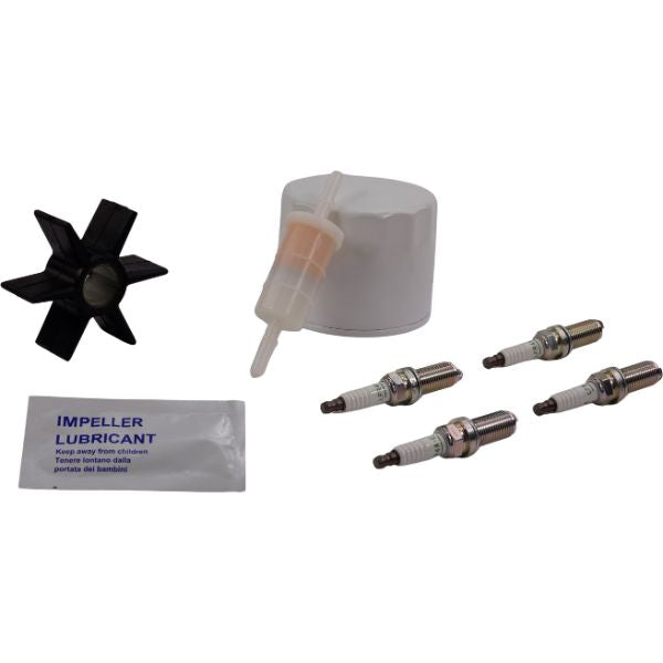 SeaTec servicekit til Mercury motorer, med komponenter vist ovenfra.