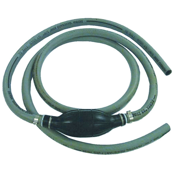 SeaTec, Slangsats för utombordare, Universal 8mm, 2 meter gummislang med pumpkula och anslutningar