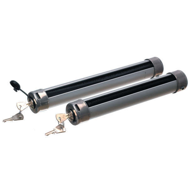 SeaTec, Motorlås 25hk+, anodiserad aluminium, ändstycken i rostfritt stål, 2 nycklar