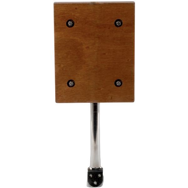 SeaTec, Motorfäste, Lackerad fanérplatta med rostfritt stålstöd, 250x200 mm, Passar alla pulpeter