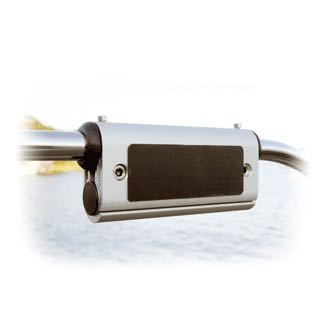 NOA, Motorfäste Aluminium, 200 x 90 x 47 mm, Passar 25 mm rör