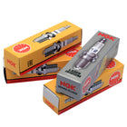 NGK tændrør CR6HSA set forfra med detaljeret beskrivelse