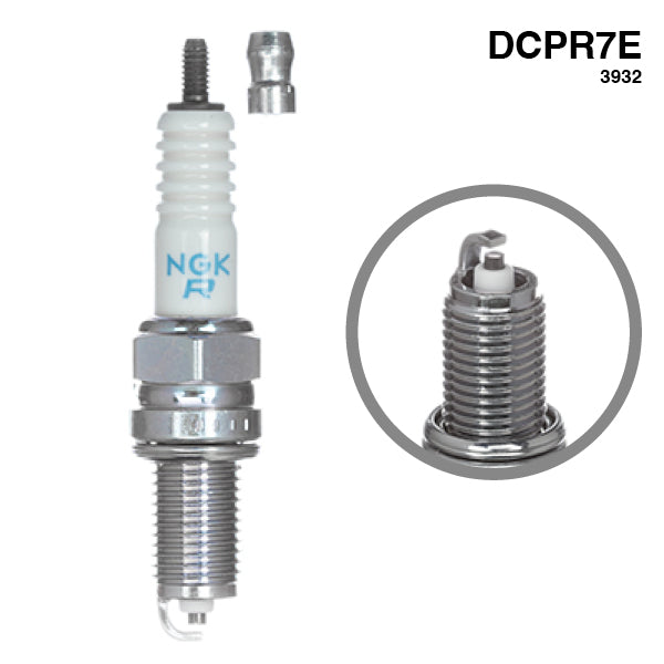 NGK, Tändstift DCPR7E, Originalnummer: 3932