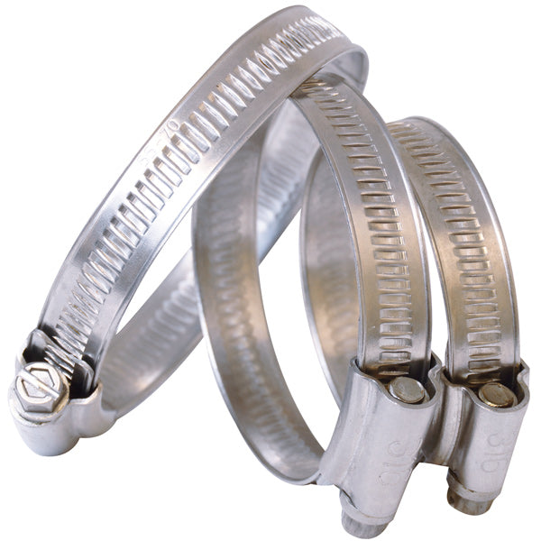 1852, Band AISI 316, brittisk typ, 70-90 mm, 10-pack