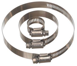 SeaTec, Parkeringsspännband, rostfritt stål AISI 316, 116-165 mm, 12 mm bred