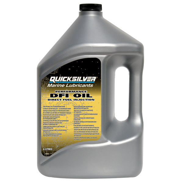 Quicksilver, DFI OptiMax Oil, 4 liter, Optimalt skydd för direktinsprutade utombordsmotorer