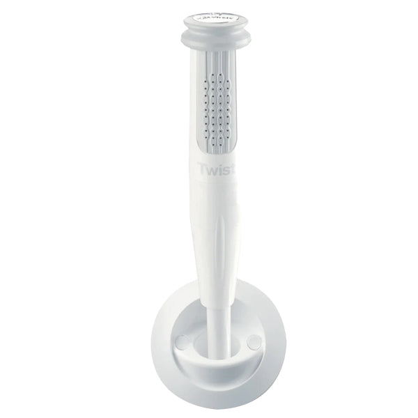 Whale, Twist däckdusch med 2,5 m slang, vit/grå