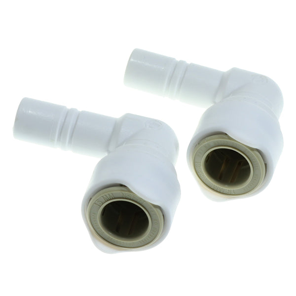 Whale, Vinkelanslutning 15-11 mm, 2-pack, Dubbelsäker anslutning