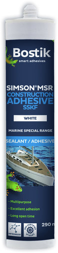 Simson Msr, Konstruktionslim, Elastiskt, Snabbhärdande, Svart, 290 ml