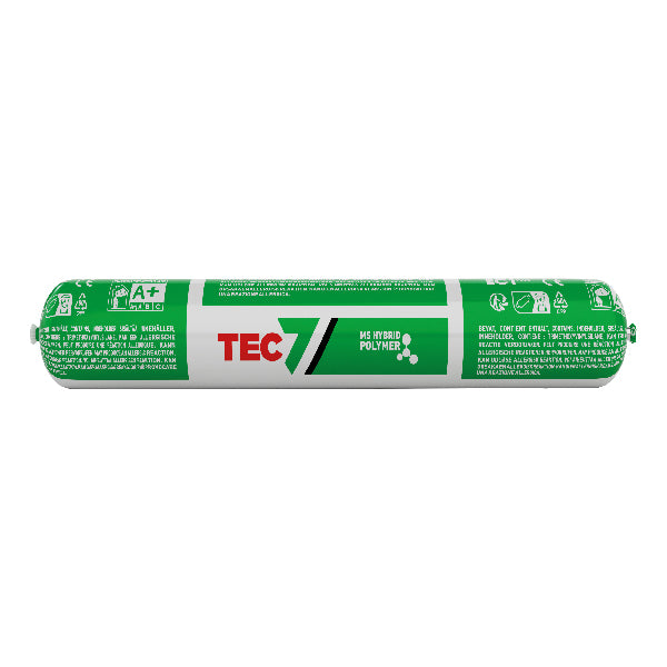Tec7, Transparent MS-polymer lim/förseglingsmedel, vit, 400 ml