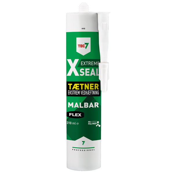 Tec7, X-Seal Flex tätningsmassa, vit, 310 ml