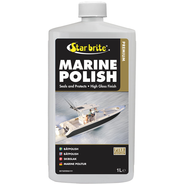 Star Brite, Premium Marine Polish med PTEF®, 1L, UV-skydd och supermjuk yta