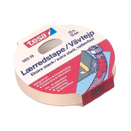 Tesa, lärartejp, vit, 19 mm x 25 m