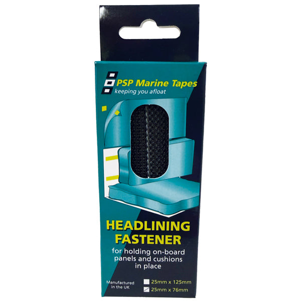 PSP Kardborretejp svart 25x125 mm