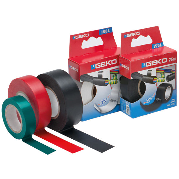 SeaTec, Geko Eltejp 50mm x 25 m vit