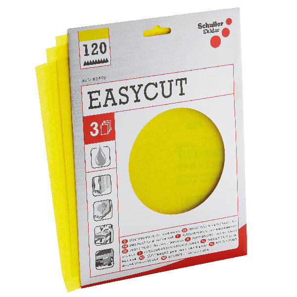 Schuller, Slibepapir ark P240 230 x 280 mm - 3 stk