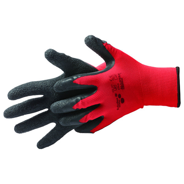 SeaTec, Allstar arbetshandskar, Röd/Svart, Storlek 10/XL, CE-godkända, EN388 313IX