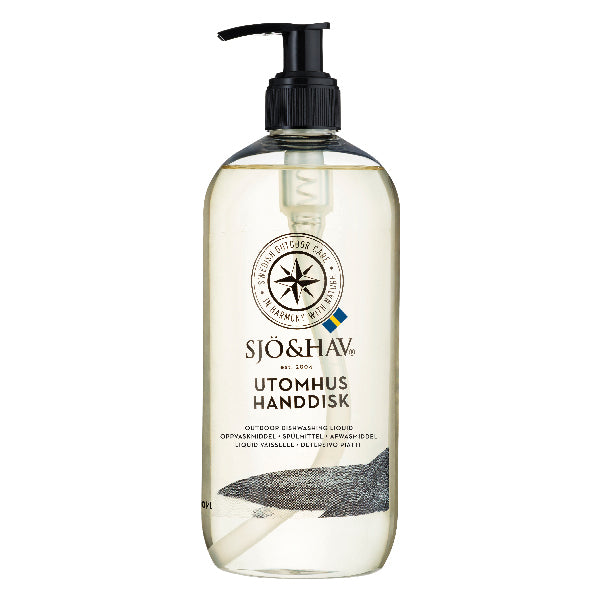 Sjö&Hav, Diskmedel för utomhusbruk, 500 ml, Doftfritt, Effektivt i salt- och sötvatten