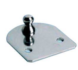 SeaTec, Rak konsol för gasspjäll, AISI 316, 50 mm x 60 mm