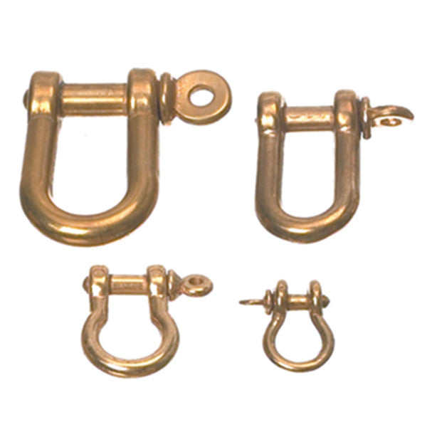 Foresti, Mässing Lyre schackel 4mm, 2 st