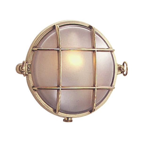 Foresti, nätlampa i mässing med matt glas, E14 60W, Ø 150 mm