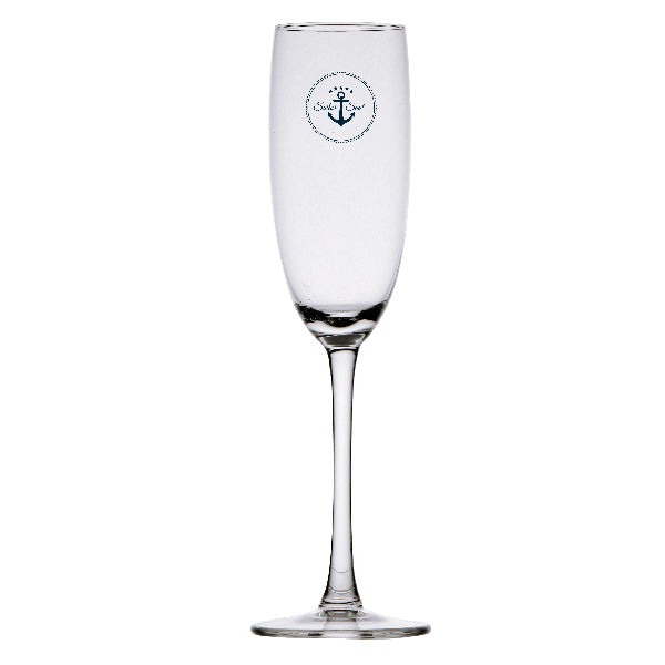 Marine Business, Champagneglas Ecozen, Nautical Design, 22 cm - 170 ml, 6 st.