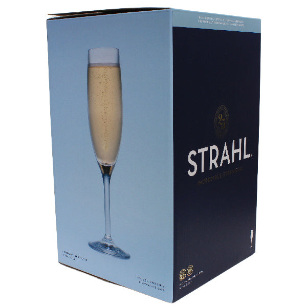Strahl, Champagneglas 166 ml, 4 st, Polykarbonat, Elegant design utan maskinskarvar