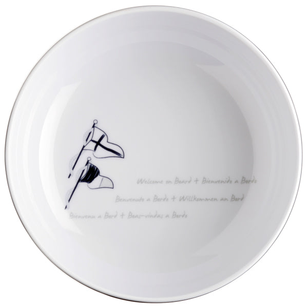 Marine Business, Välkommen ombord skålar Ø15 cm (6 st), Okrossbar melamin