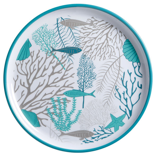 Marine Business, Coastal Acqua tallerken, Ø25cm, 6 stk