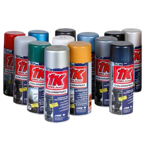 Billede af TK Line spraymaling, detaljeret visning af dåse og farve.