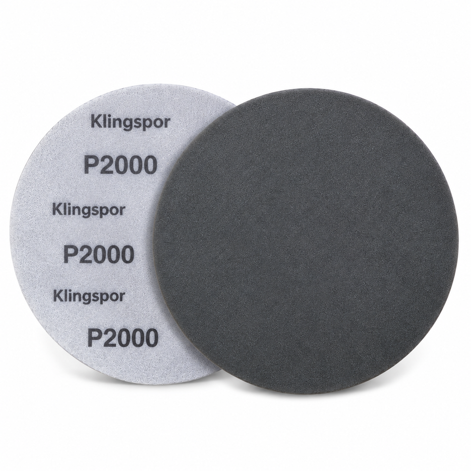Klingspor slibrondell med skum Ø150mm P2000 10 st