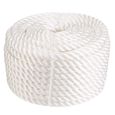 BoatLab, SeaTec, 3-slået PP tov i hvid farve på rulle.