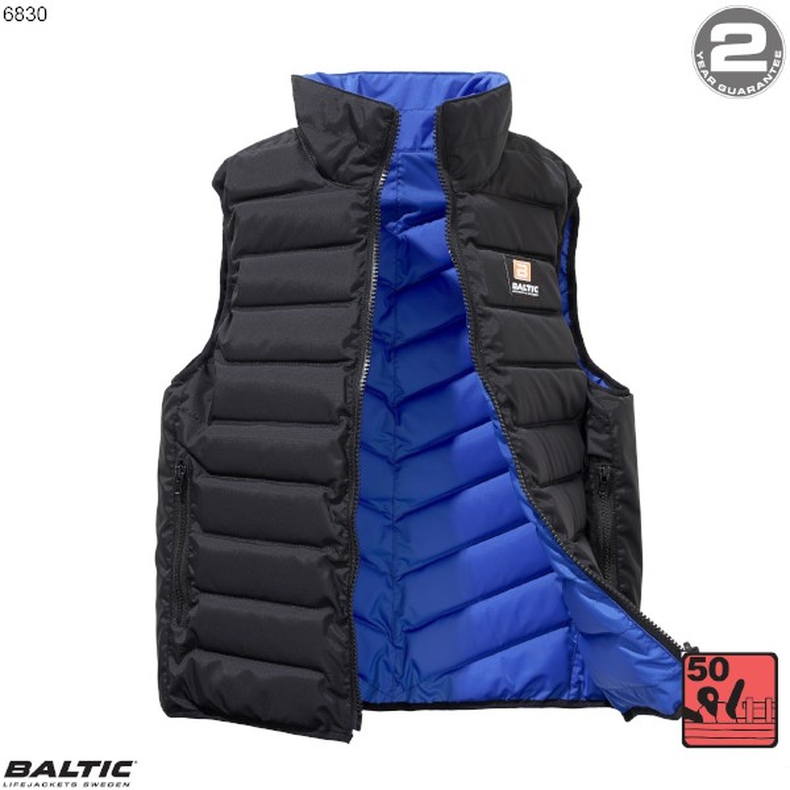 Flipper flydevest Unisex Sort-Blå BALTIC 6830 Str. 90-100 kg